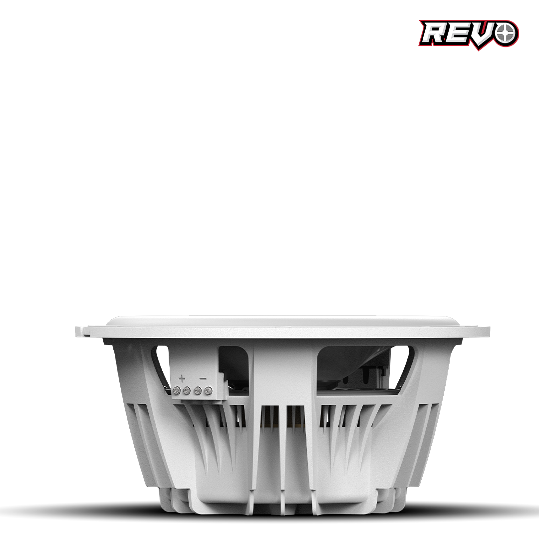 Wet Sounds™ REVO Series 12-inch Free-Air Marine Subwoofer - 2Ω White Side