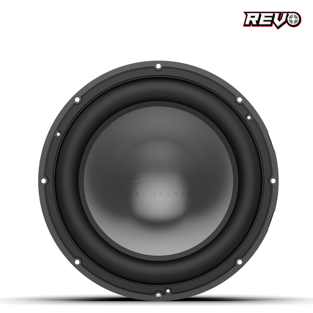 Wet Sounds™ REVO Series 12-inch High-Power Marine Subwoofer - 4Ω Black Front