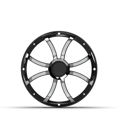 REVO 12 XS-B-SS GRILLE V3 | REVO 12-inch Black Stainless Steel XS Subwoofer Grille