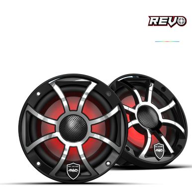 REVO 6 XS-B-SS V3 | REVO 6.5-inch Black Stainless Steel XS Coaxial Speakers