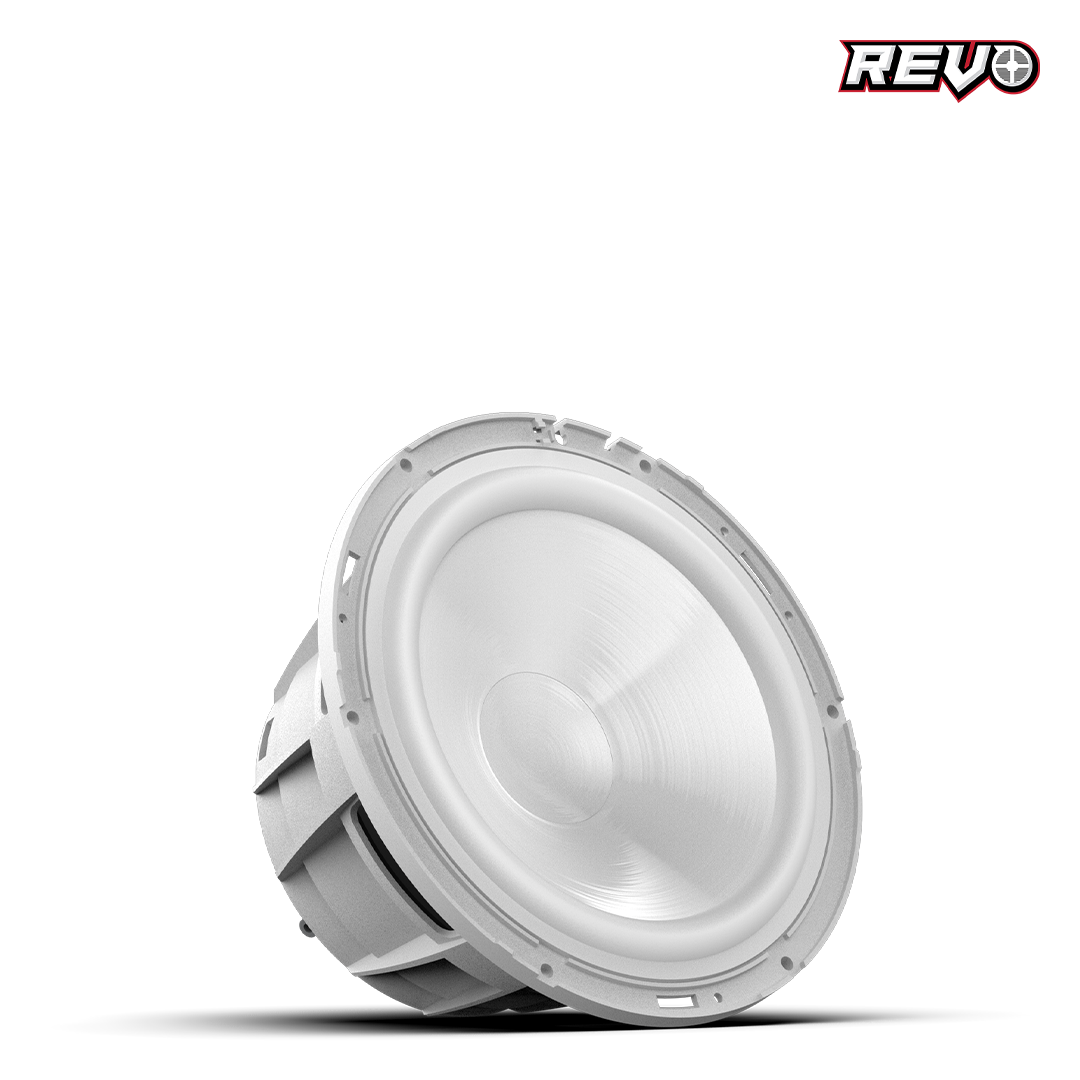 Wet Sounds™ REVO Series 8-inch Free-Air Marine Subwoofer - 4Ω White Front Right