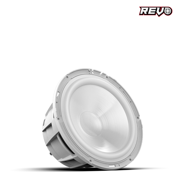 Wet Sounds™ REVO Series 8-inch Free-Air Marine Subwoofer - 4Ω White Front Right