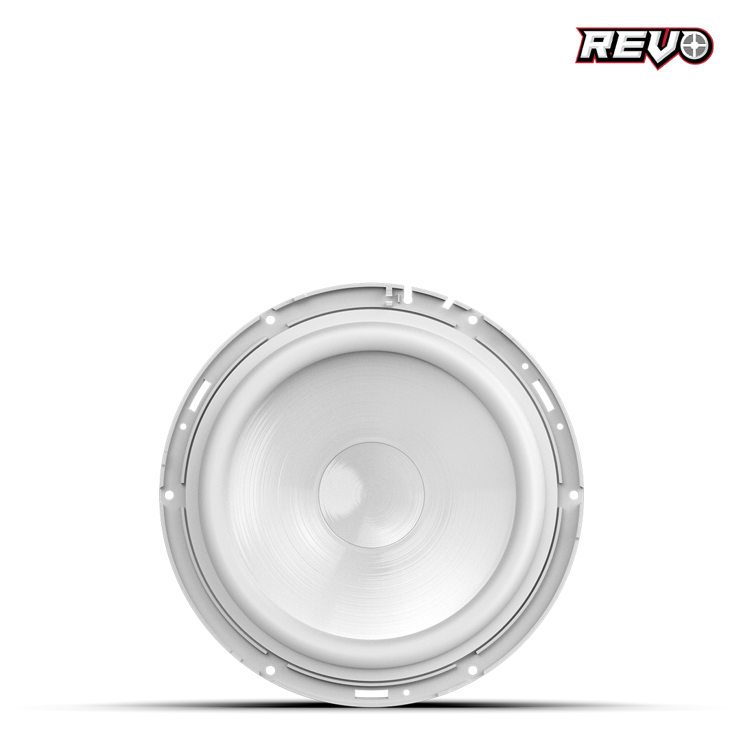 Wet Sounds™ REVO Series 8-inch Free-Air Marine Subwoofer - 4Ω White Front