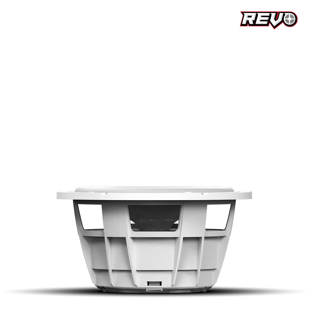 Wet Sounds™ REVO Series 8-inch Free-Air Marine Subwoofer - 4Ω White Side