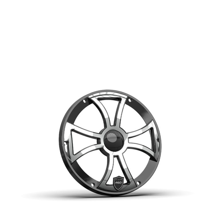 REVO 8 FA XS-B-SS GRILLE V3 | REVO 8-inch XS Black Stainless Free-air Subwoofer Grille