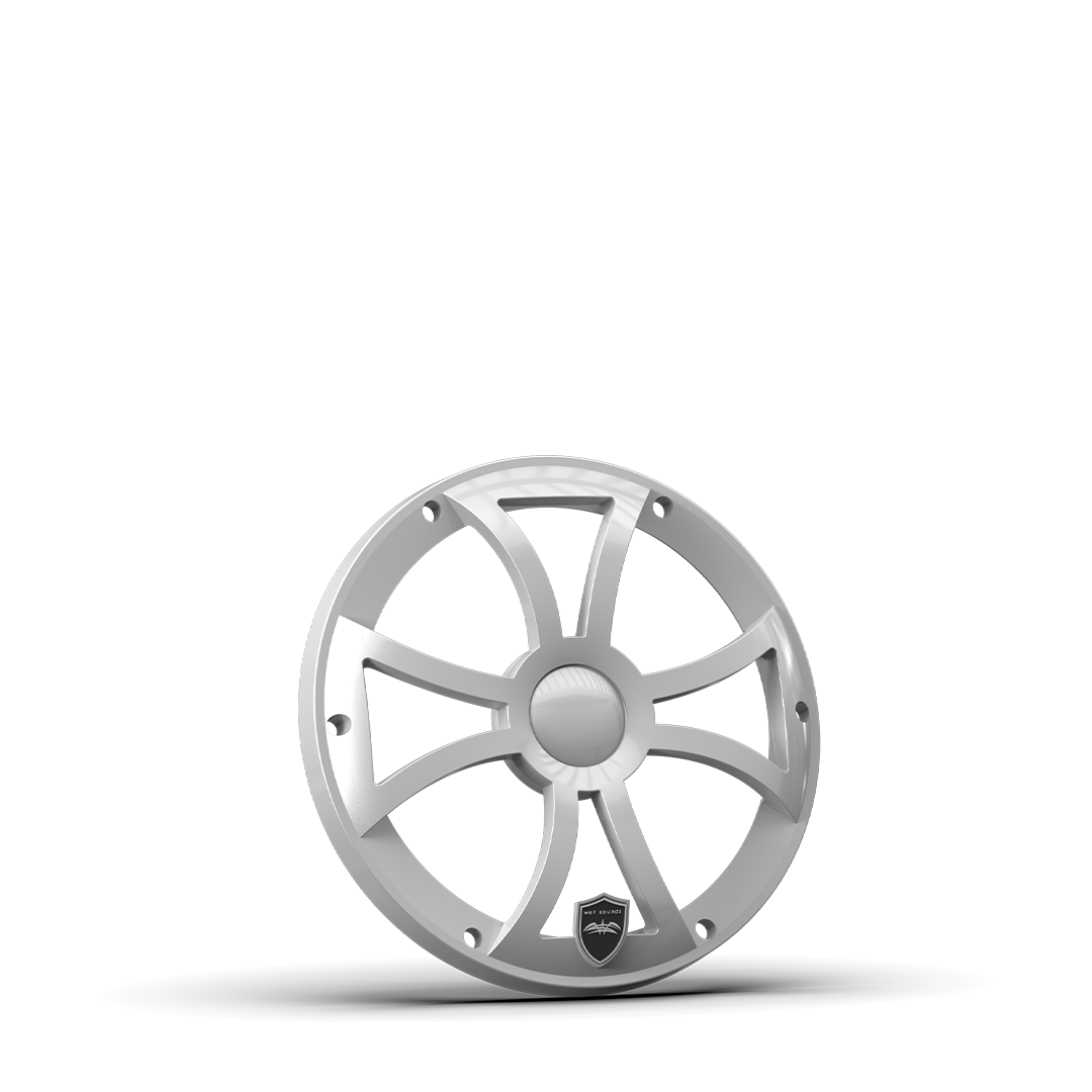 REVO 8 FA XS-S GRILLE V3 | REVO 8-inch XS Silver Free-air Subwoofer Grille