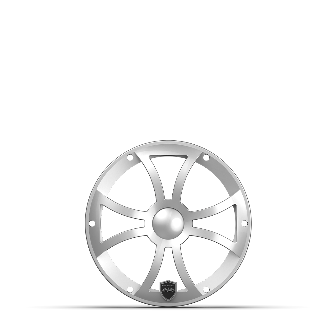 REVO 8 FA XS-S GRILLE V3 | REVO 8-inch XS Silver Free-air Subwoofer Grille