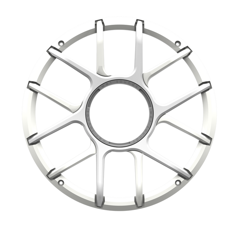 REV 12 HD XZ-W GRILLE | White Tower Speaker Grille