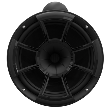 REV 10 SE B-X V2 | Wet Sounds Revolution Series 10" Black Tower Speaker With X Mount Kit For Surface Mounting Front
