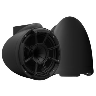 REV 10 SE B-X V2 | Wet Sounds Revolution Series 10" Black Tower Speaker With X Mount Kit For Surface Mounting Hero