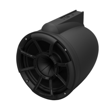 REV 10 B-X V2 | Wet Sounds Revolution Series 10" Black Tower Speaker With X Mount Kit For Surface Mounting Back