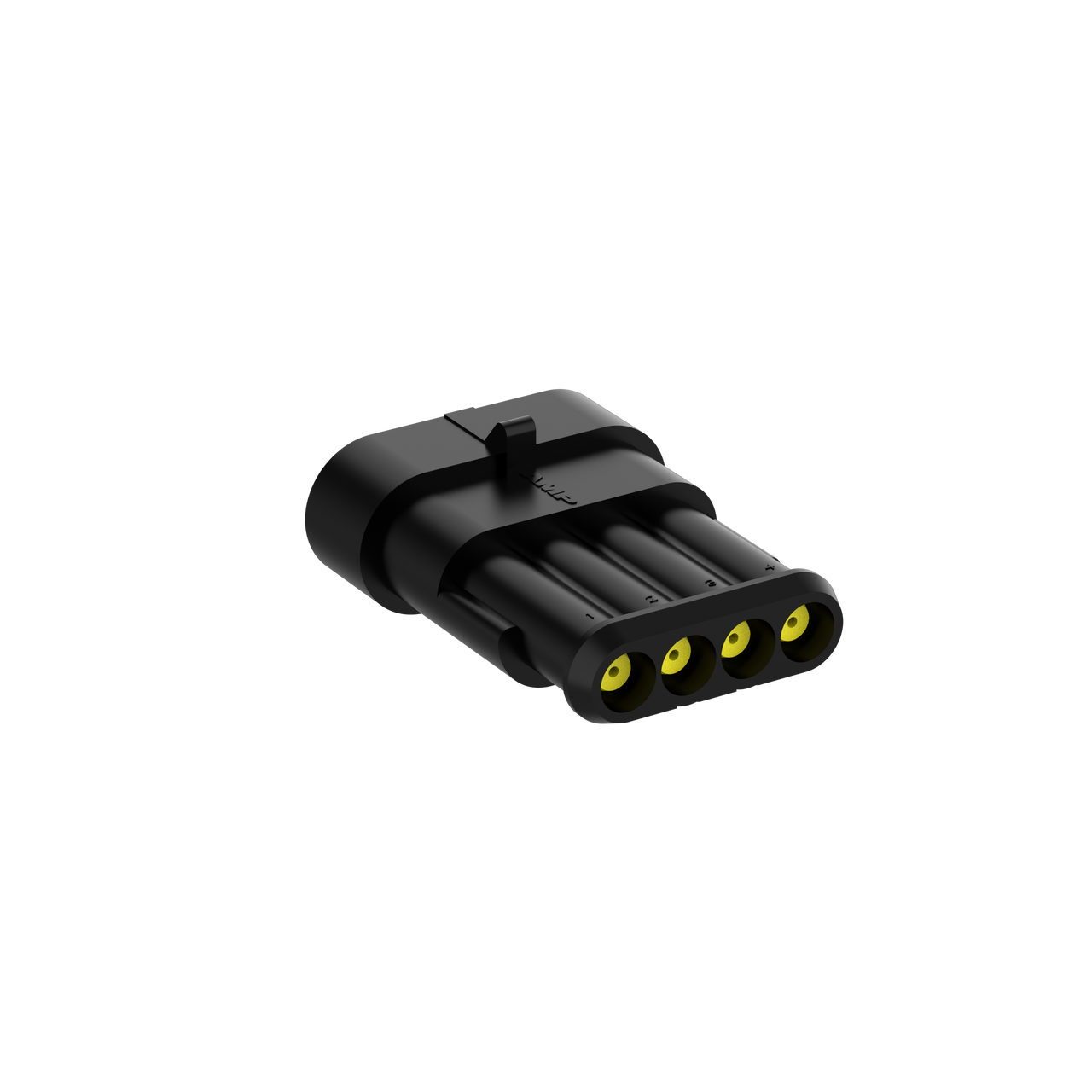 4-Pin Waterproof Female RGB Connector Kit with Pins