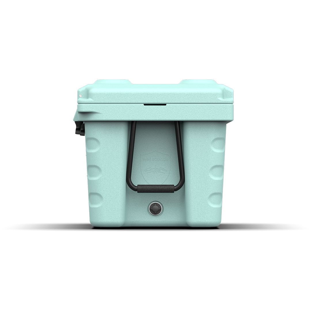 Wet Sounds SHIVR-55 Seafoam Bluetooth soundbar cooler side view