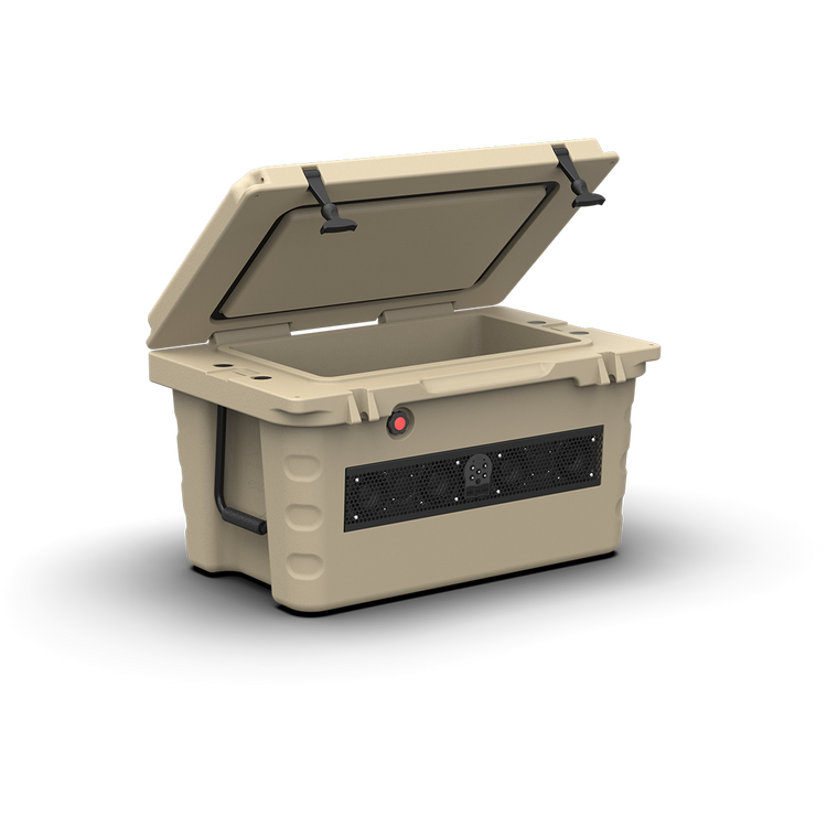 SHIVR-55-TAN | SHIVR-55 Desert Tan Bluetooth Soundbar Cooler