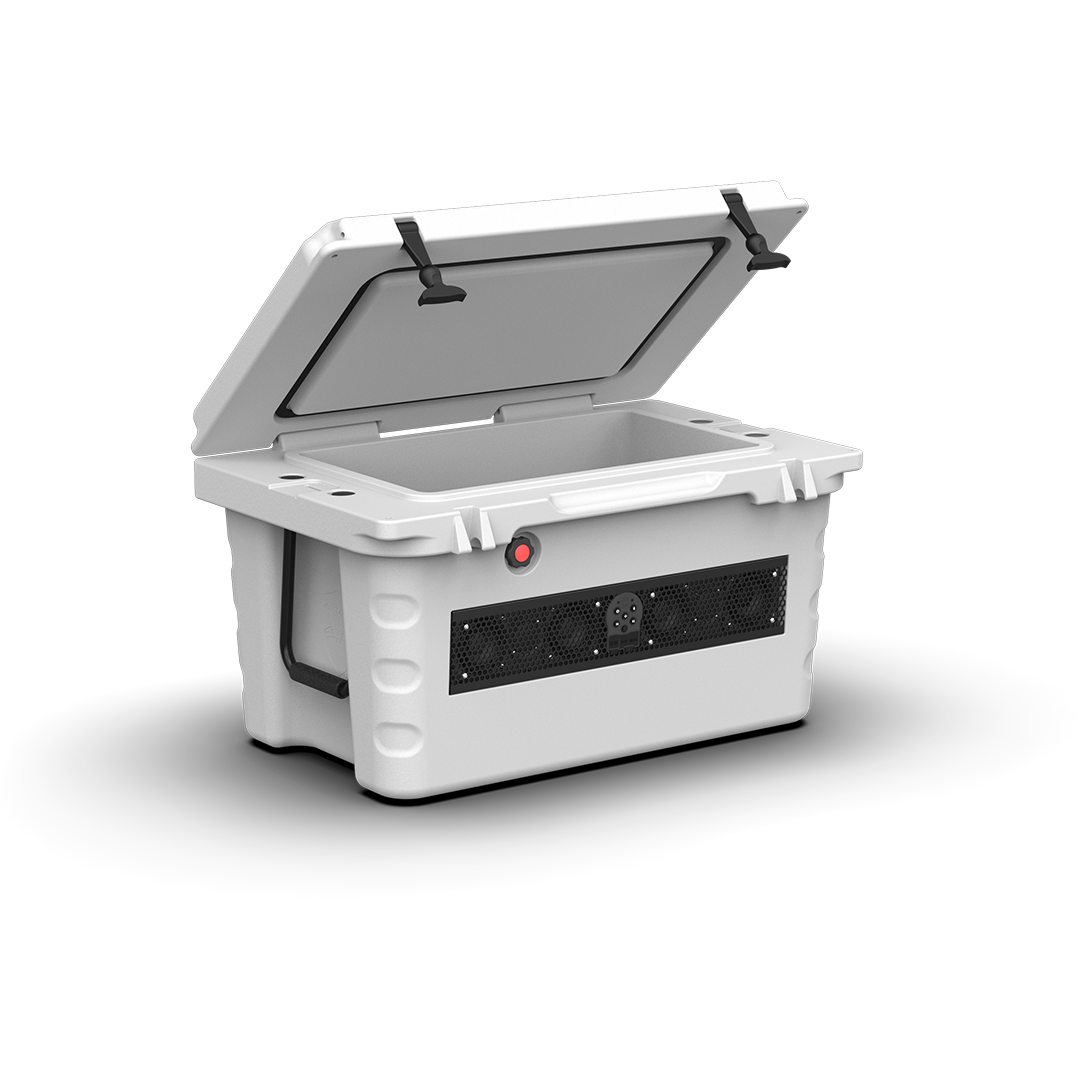 SHIVR-55-WHT | SHIVR-55 White Bluetooth Soundbar Cooler