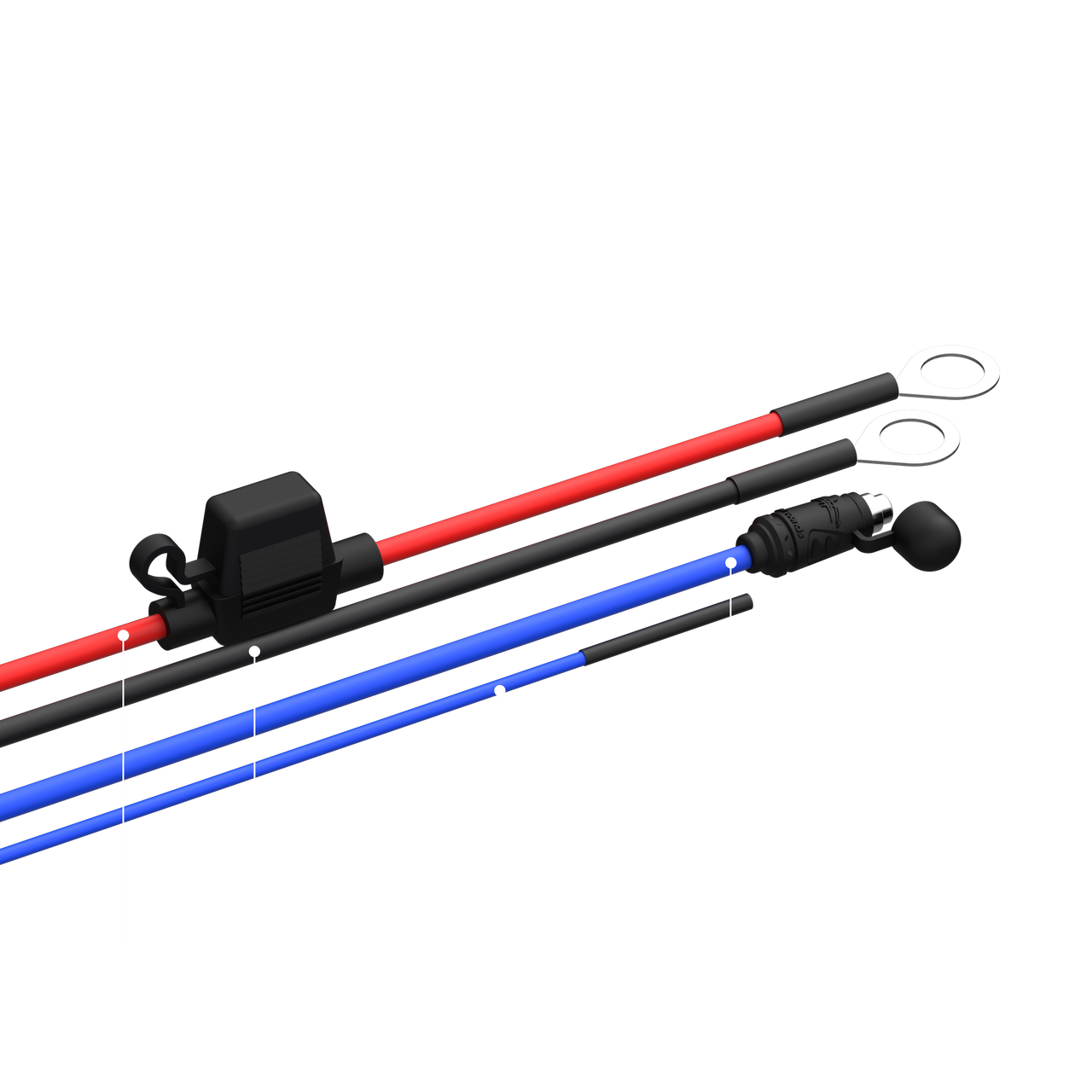 Stealth Surge Cable Connections Closeup