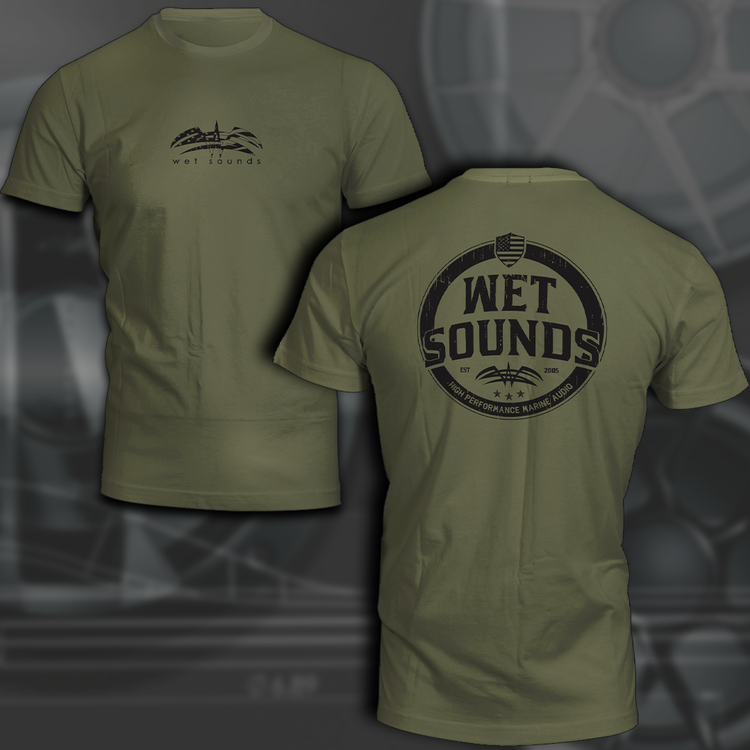 Special Edition Men's Wet Sounds USA Tee - Military Green