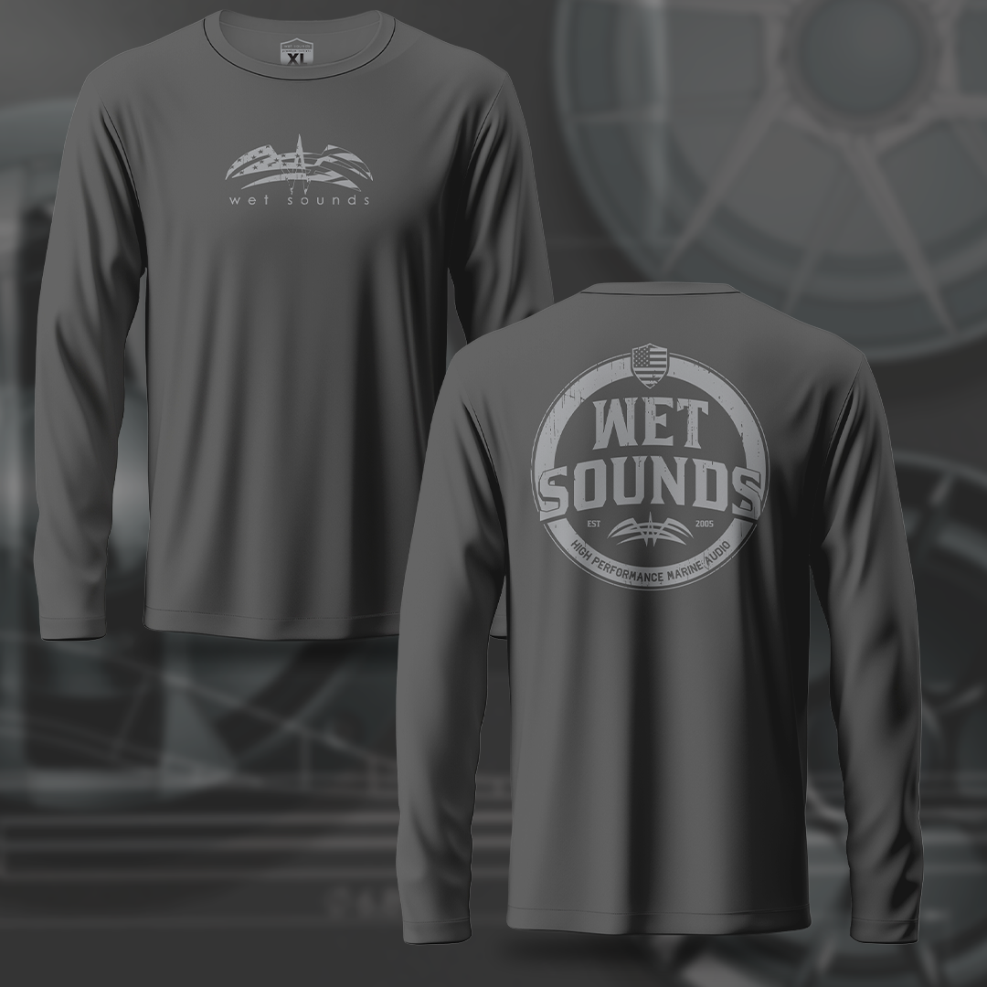 Special Edition Men's Long Sleeve Wet Sounds USA Tee - Charcoal