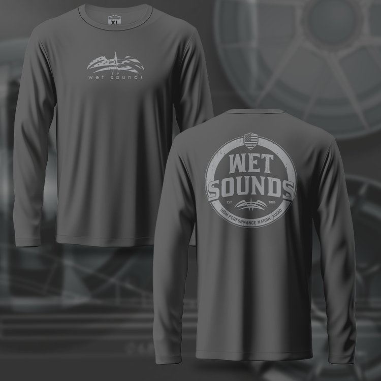 Special Edition Men's Long Sleeve Wet Sounds USA Tee - Charcoal