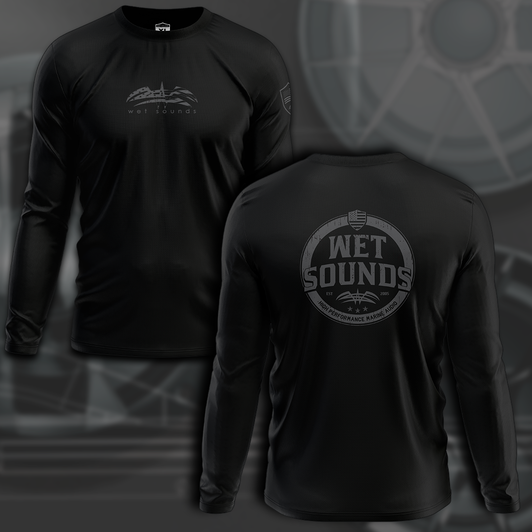 Special Edition Men's Long Sleeve Wet Sounds USA Tee - Black