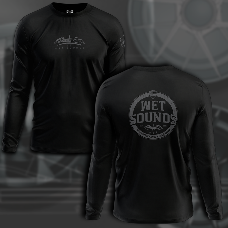 Special Edition Men's Long Sleeve Wet Sounds USA Tee - Black