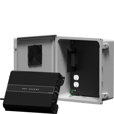 VS-AMPLIFIER SYSTEM-4 | Venue Series 110V 1200W 4-Channel Amplifier with Enclosure