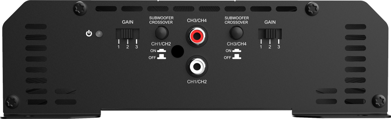 Wet Sounds | Venue Series 110v, 1200W 4 Channel Amplifier Back View