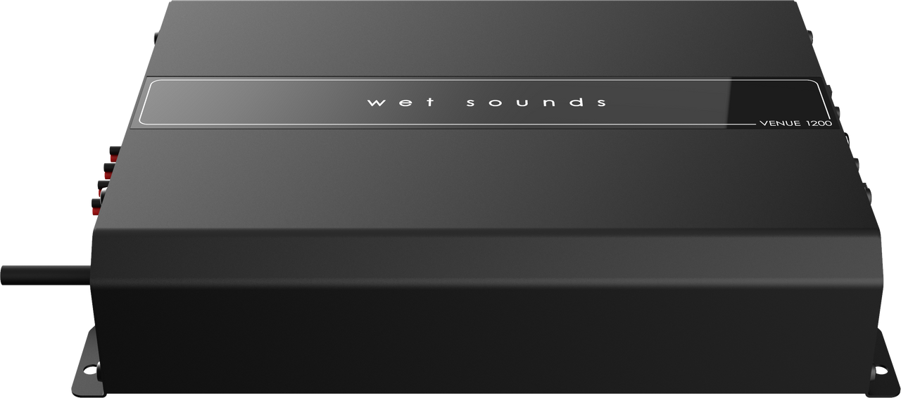 Wet Sounds | Venue Series 110v, 1200W 4 Channel Amplifier Facing Up