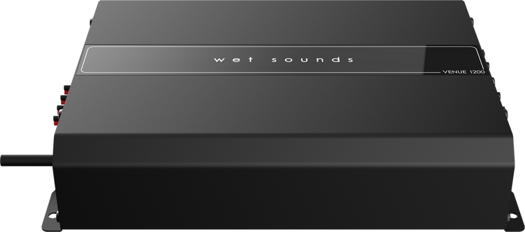 Wet Sounds | Venue Series 110v, 1200W 4 Channel Amplifier Facing Up