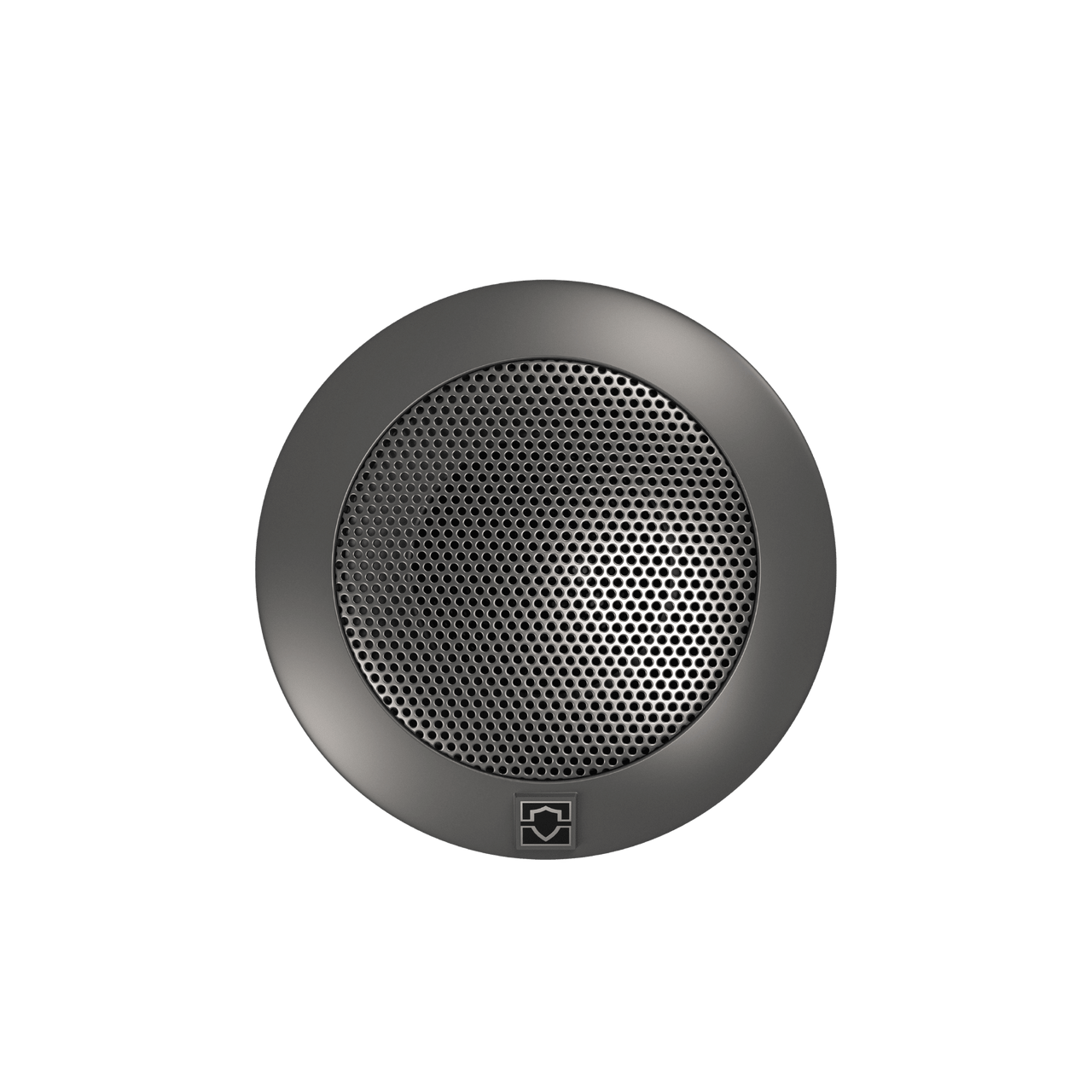 Wet Sounds WS-TW-100 titanium dome marine tweeter pair mounted on boat dashboard delivering clear high-frequency audio in open water conditions