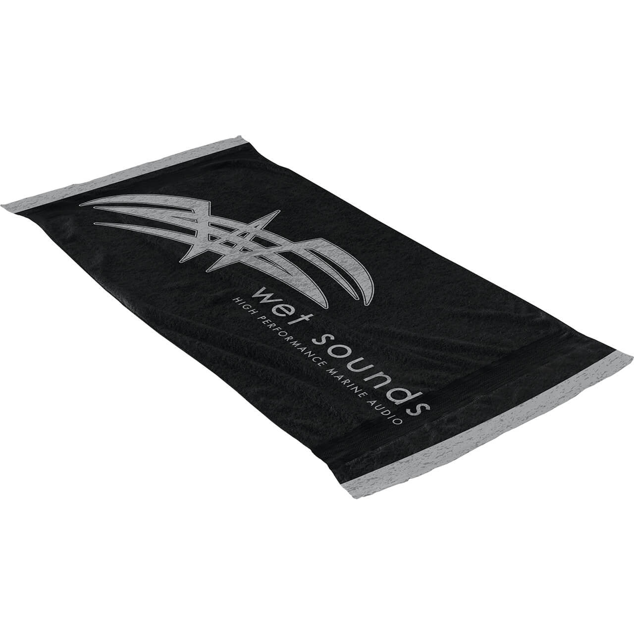 POP-TOWEL-BLK | Wet Sounds Jacquard Beach Towel
