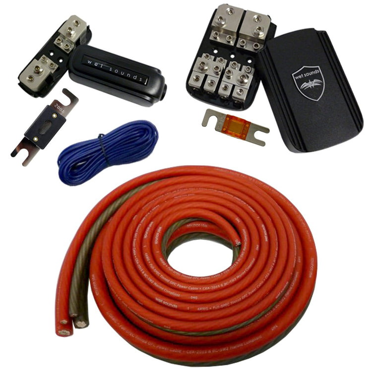 W-SINGLE AMP KIT | Single Amplifier Wiring Kit Solution