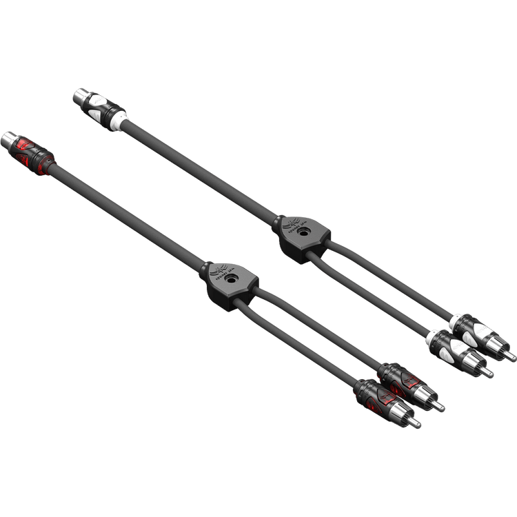 WWX-RCA F-2M Y | RCA Y Adapter Female to 2 Dual Male
