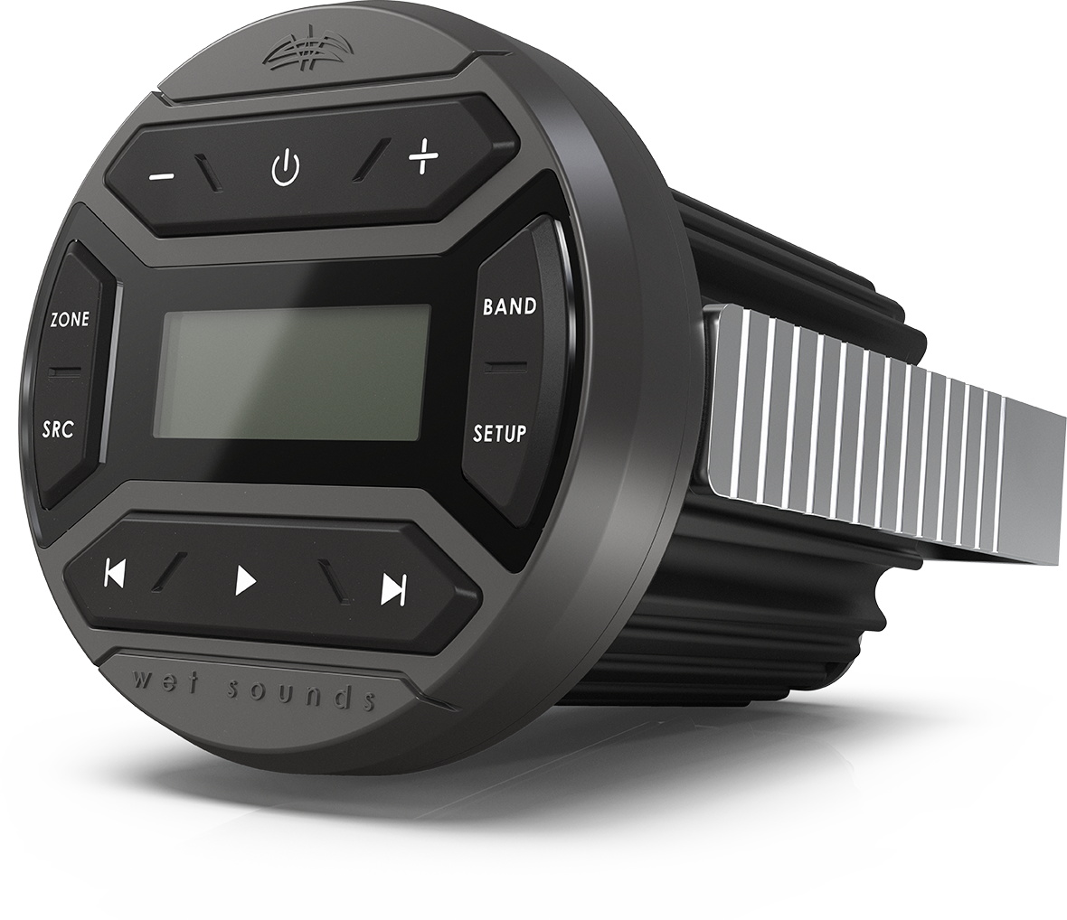 WS-MC-RND | Wet Sounds AM/FM/Digital Tuner Front Left View
