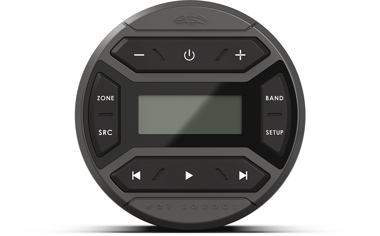 WS-MC-RND | Wet Sounds AM/FM/Digital Tuner Front View Off