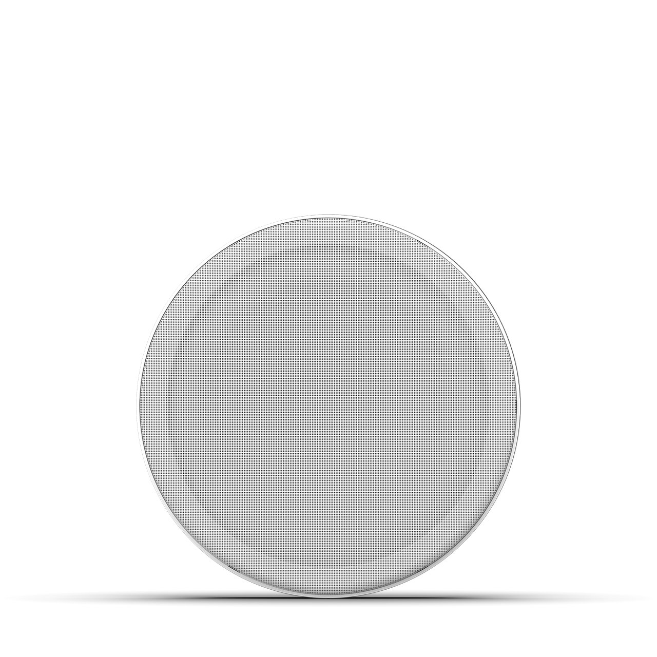 Wet Sounds Zero Series XY 12 inch Yacht Grille for REVO Zero Series Subwoofers in White. Front View.