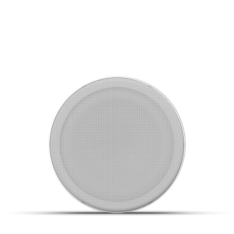 Wet Sounds Zero Series XY 12 inch Yacht Grille for REVO Zero Series Subwoofers in White. Front View.