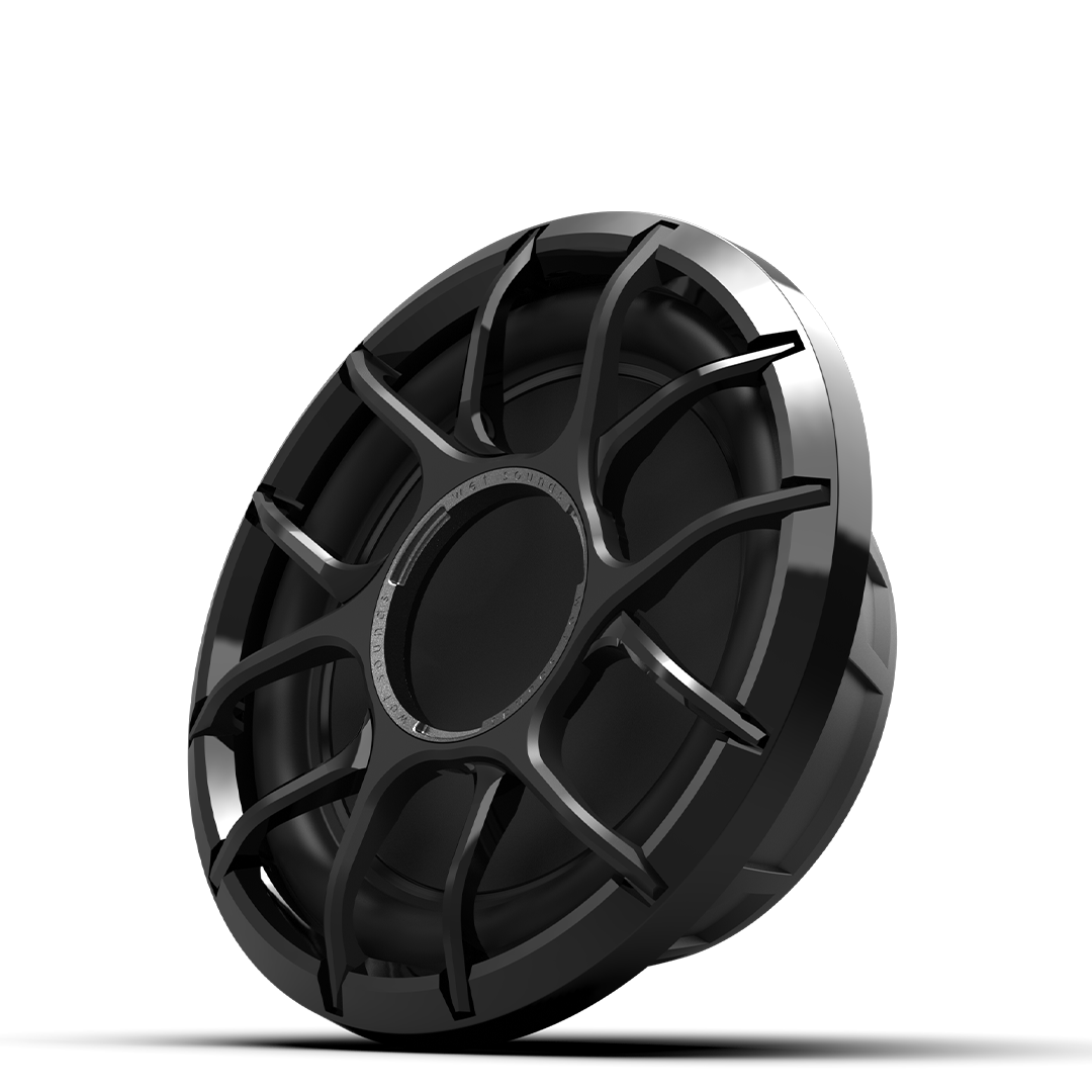 Wet Sounds ZERO 10 2Ω  sealed enclosure subwoofer built for marine bass performance
