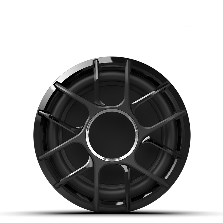 ZERO Series 10 subwoofer front view showing black grille and cone design in 2Ω