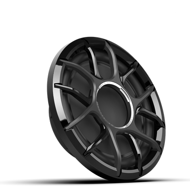ZERO 12 S4 XZ-B | ZERO Series 12-inch 4Ω High-Output Sealed Enclosure Marine Subwoofer with Black XZ Grille