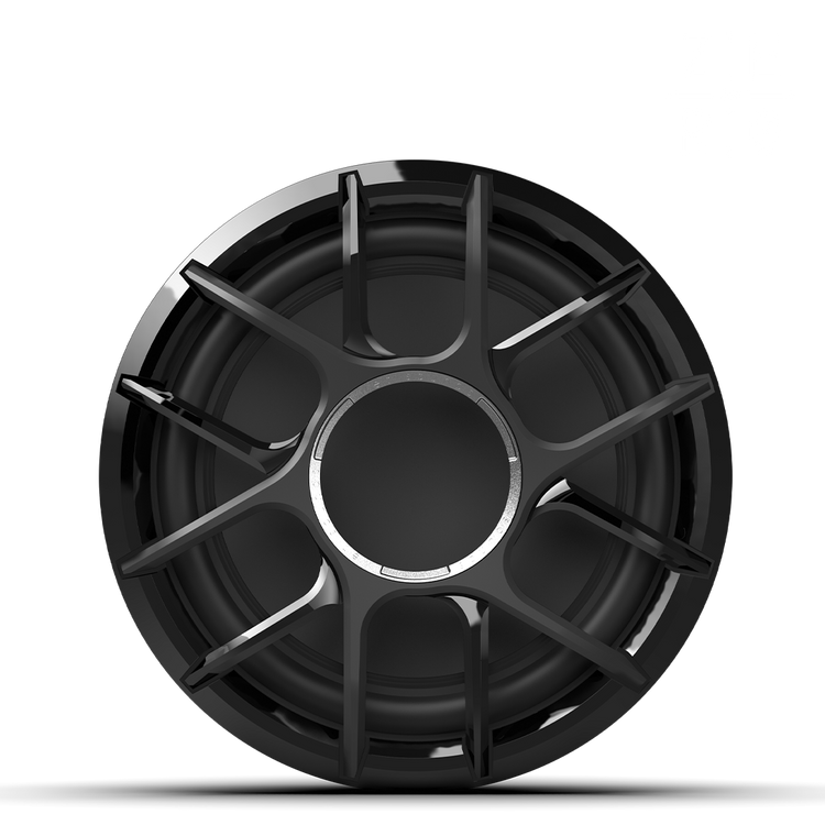 ZERO Series 12 subwoofer front view showing black grille and cone design in 4Ω