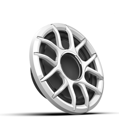 ZERO 12 S2 XZ-W | ZERO Series 12-inch 2Ω High-Output Sealed Enclosure Marine Subwoofer with White XZ Grille