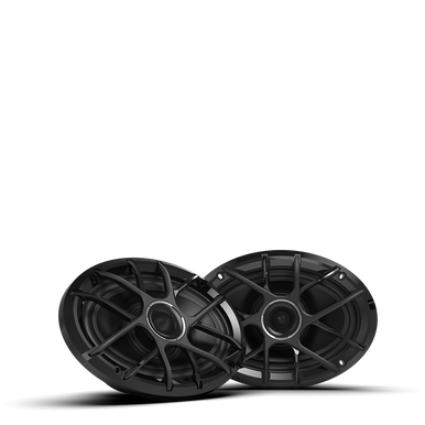 ZERO Series 6x9 High-Output Marine Coaxial Speakers - Black – Wet