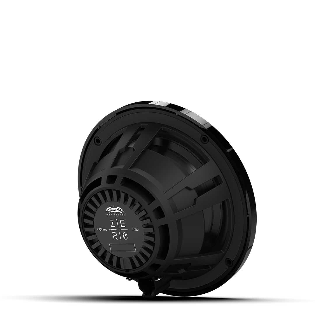 Motorcycle audio upgrade featuring ZERO 6.5 speakers in black fairing install