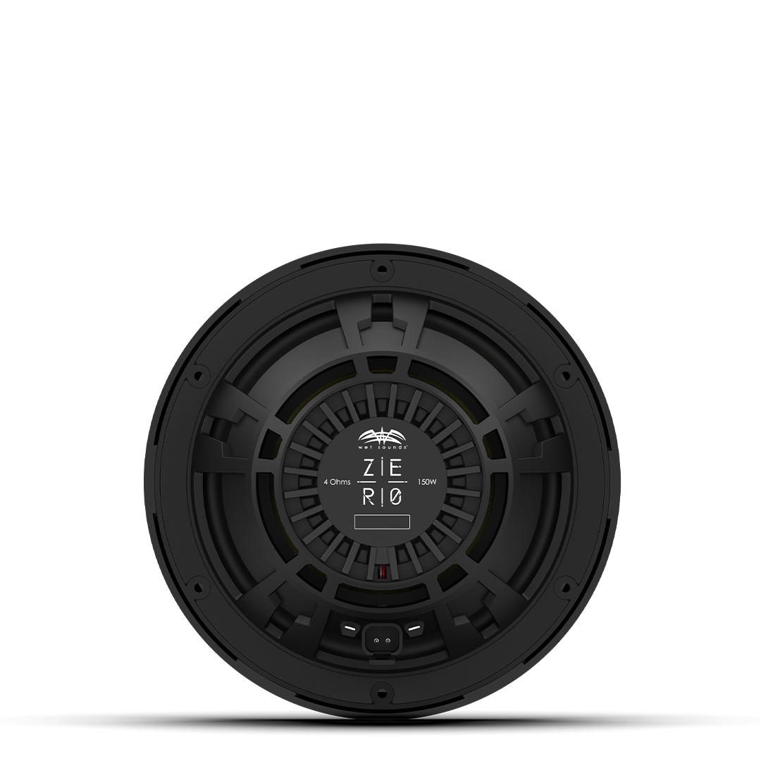 High performance 8 inch speaker ZERO Series black shallow mount design
