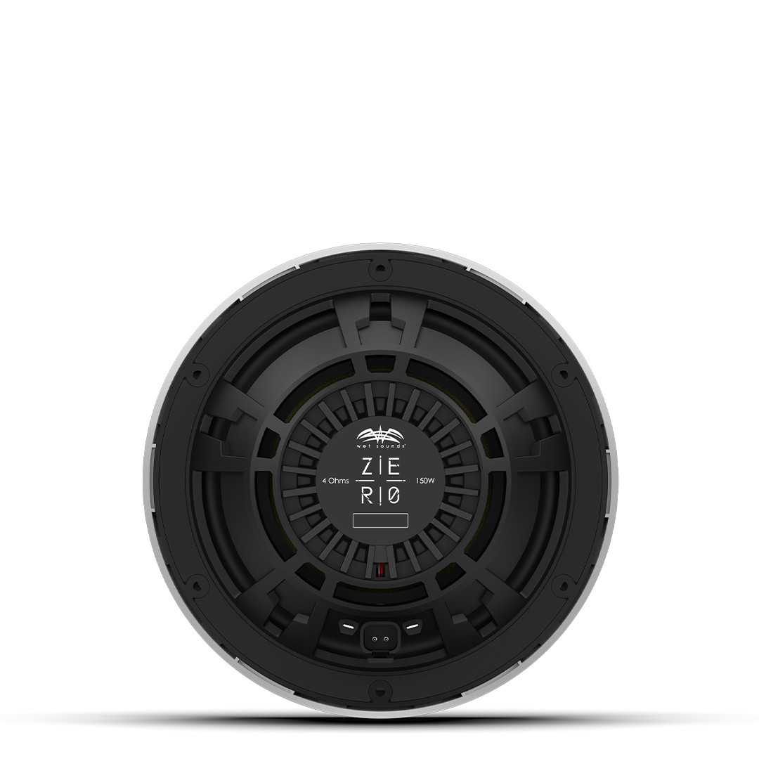 High performance 8 inch speaker ZERO Series white shallow mount design