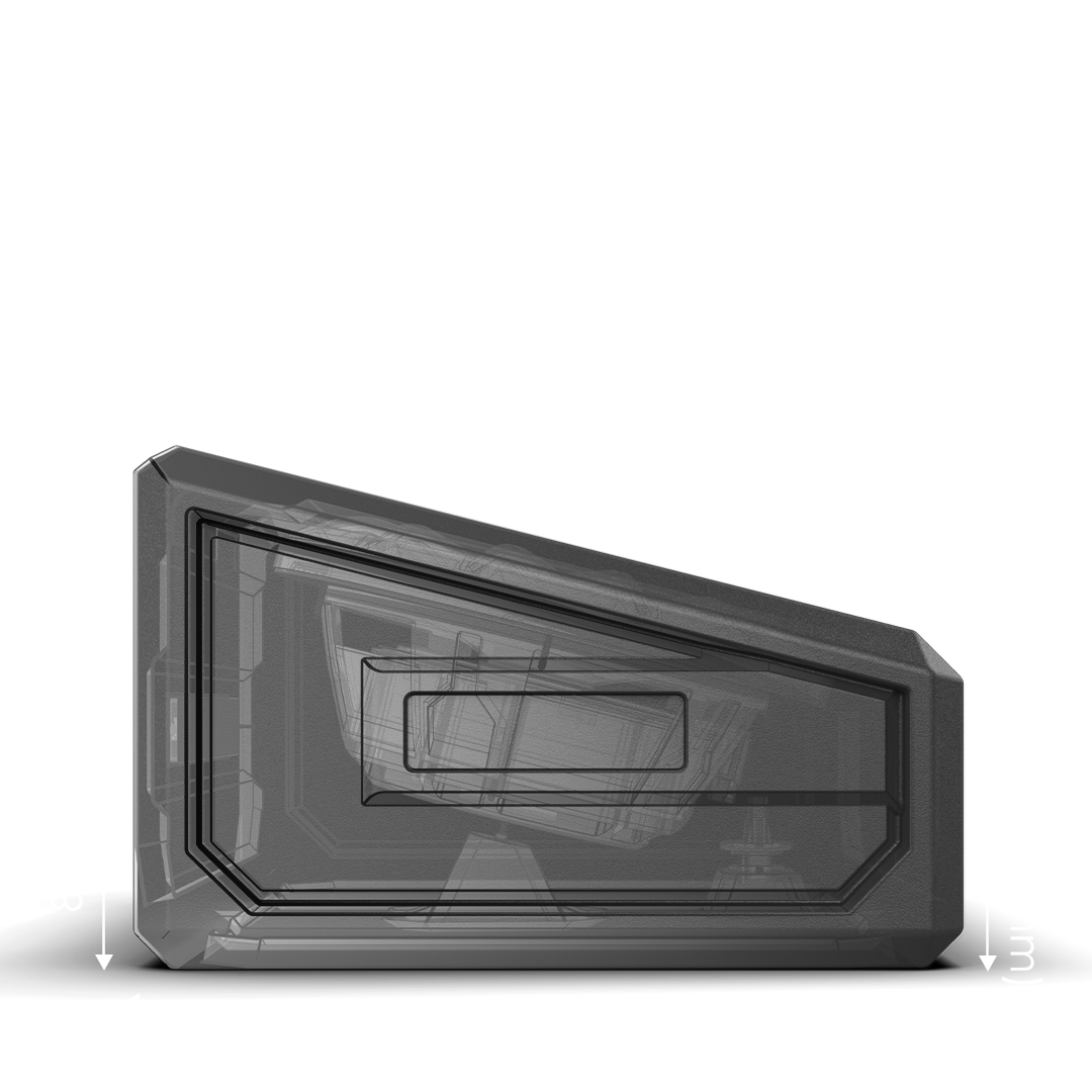 Wet Sounds ZERO 10 Sub Enclosure Kit - Side Dims