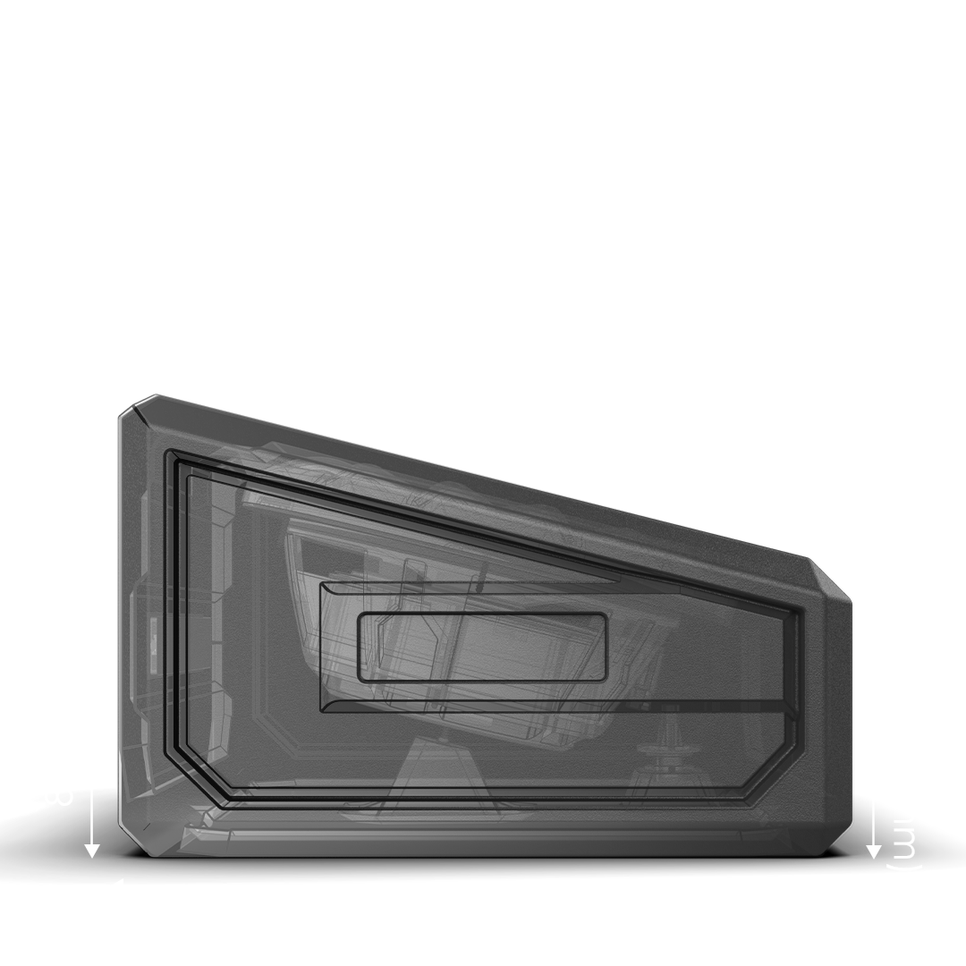 Wet Sounds ZERO 12 Sub Enclosure Kit - Side Dims